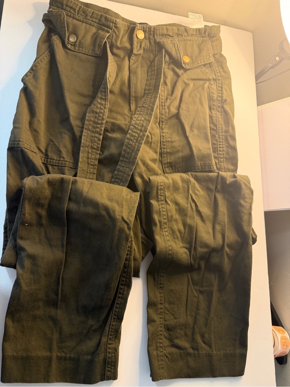 Banana Republic Olive Green Women's Cargo Jeans